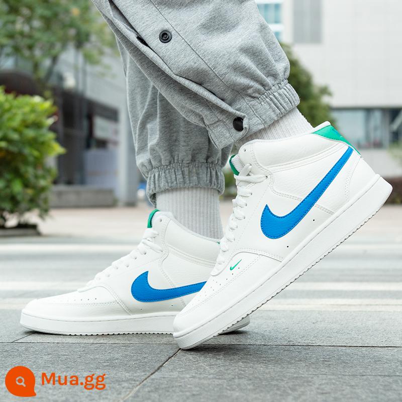 Giày nam NIKE Nike Air Force One chính thức hàng đầu AJ mùa đông 2022 giày thể thao nam mới giày trắng - CD5436-105/ống giữa xanh lam