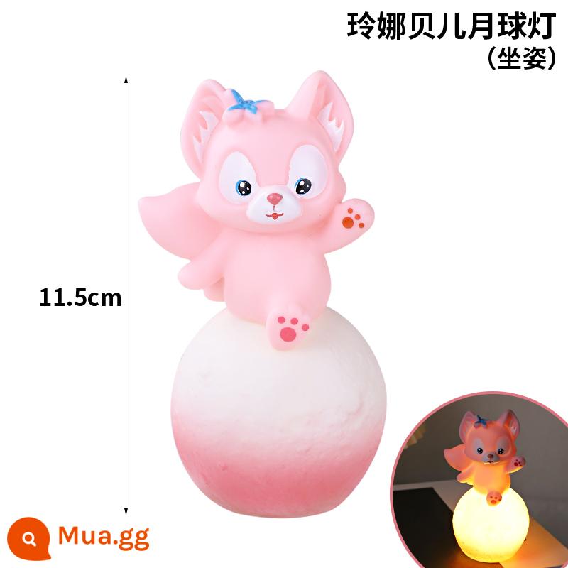 Kuromi trang trí bánh đồ trang trí quế chó Sanrio đồ trang trí sinh nhật internet người nổi tiếng trứng cậu bé đảng trang trí bánh - Tư thế ngồi Lina với đèn 5 bộ