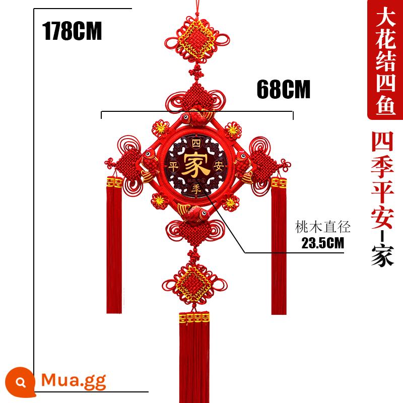 Móc treo chữ Trung Quốc bằng gỗ đào treo chữ “Fu” trong phòng khách, tường nền lớn, quà tân gia, đồ dùng lễ hội, trang trí tua rua - Extra Large Kỷ niệm hòa bình trong tất cả các mùa