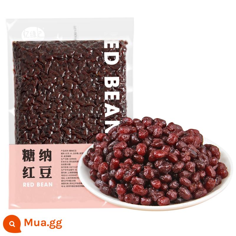 Đậu đỏ đường Yiyuanji Gói 5kg Đậu đỏ nấu chín Mật ong Đậu đỏ bột đá thương mại Cửa hàng trà sữa nướng đặc biệt - Đậu đỏ Yiyuanji Tangna 5 pound [khuyến nghị chính]