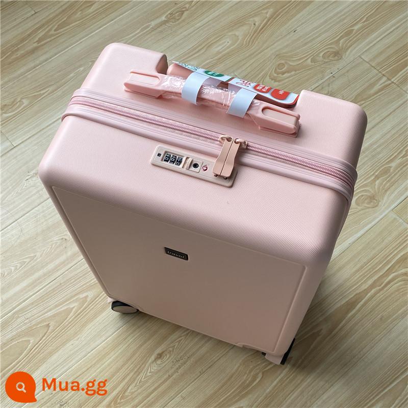 Vali ngoại thương bánh xe đa năng 20 inch vali nữ xe đẩy Nhật Bản Vali khóa kéo 26 inch hộp mật khẩu nam - Hồng