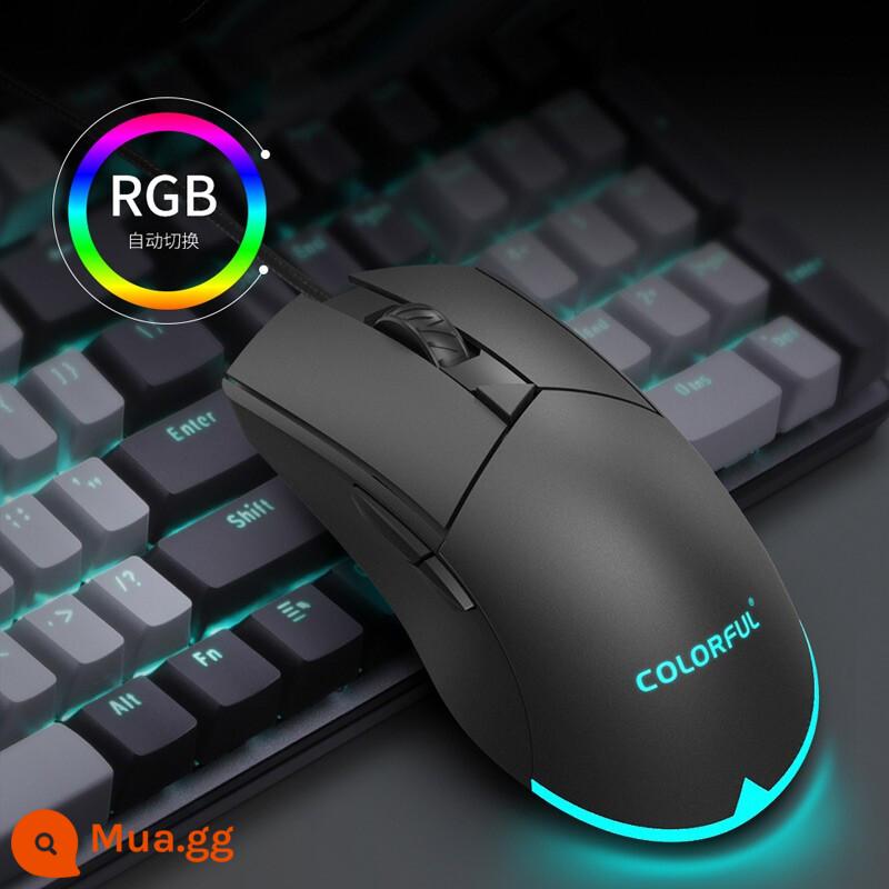 Bộ Bàn Phím Và Chuột Nhiều Màu Sắc/Bàn Phím Cơ Orange Switch CGK100 + Chuột Chơi Game CGM100 RGB - Chuột chơi game CGM 102 RGB