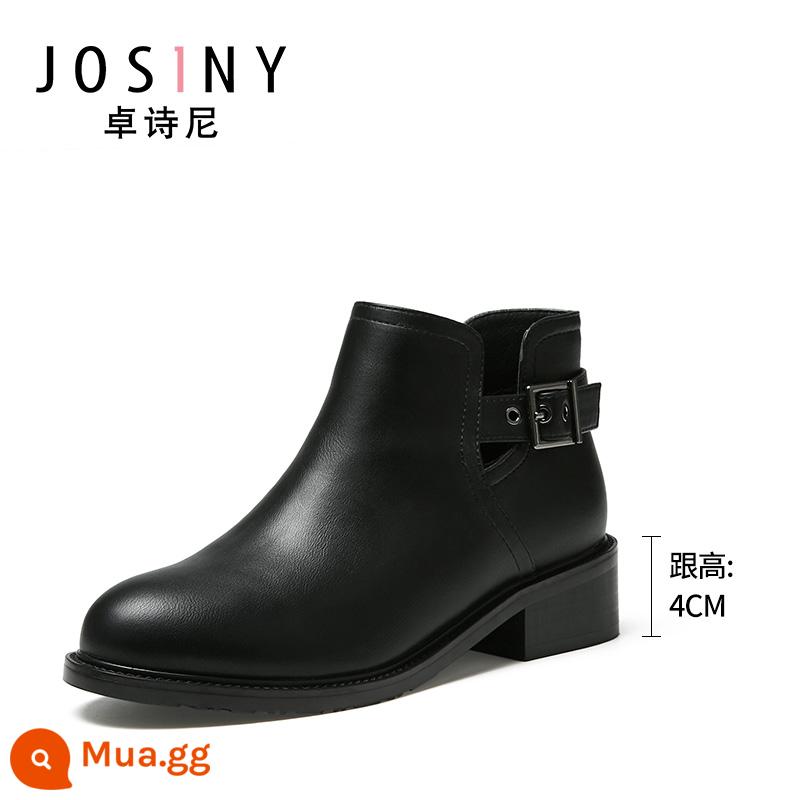 Zhuo Shi Winter New Women's Boots Boots Short Short Plus Velvet Round Head Fashion and Derisure Versatile - 11691045401 Đan Lý