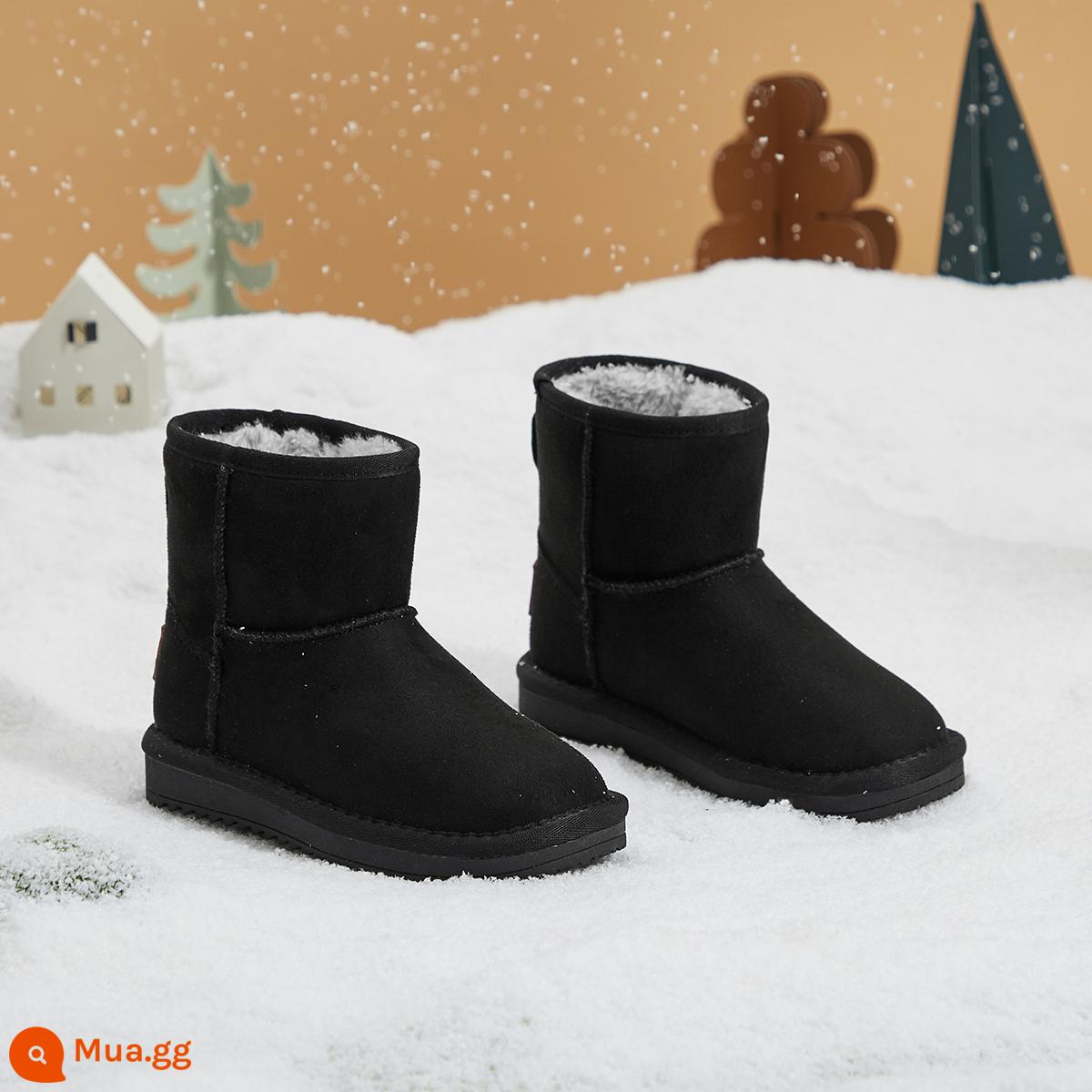 Barlabara Boys and Girls in the Snow Boots in the Snow Boots, Children Boot - Tông màu đen 00399