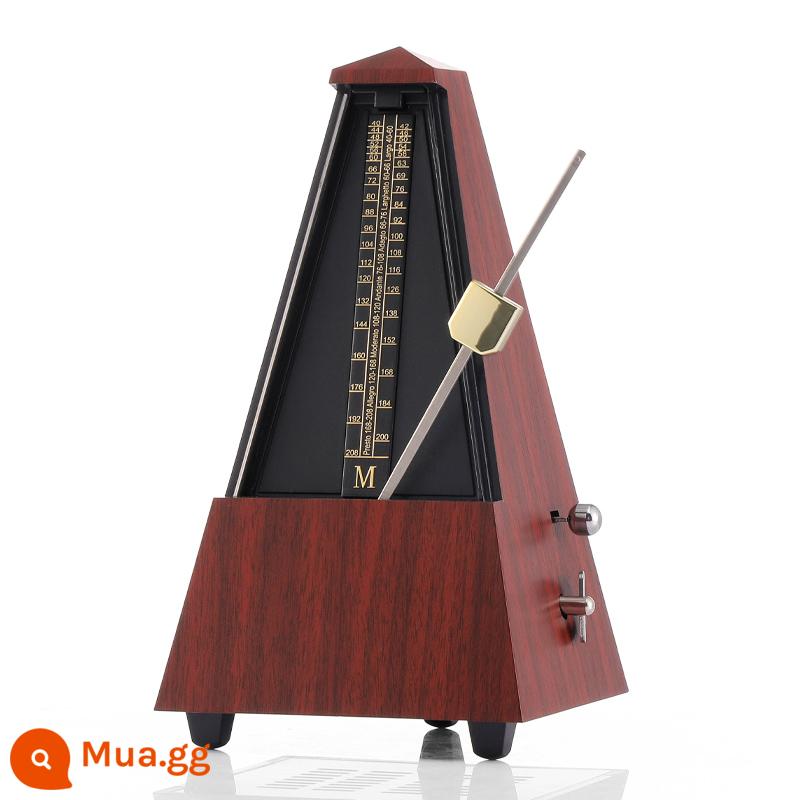 Cơ Máy Nhịp Guzheng Đặc Biệt Đàn Piano Đàn Guitar Đa Năng Pipa Vĩ Cầm Hulusi Kiểm Tra Kiểm Tra Sáo Đánh Máy - Tháp loại máy đếm nhịp màu gỗ gụ + quà tặng