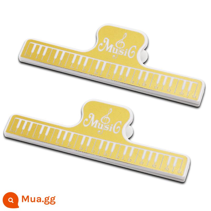 Đoạn nhạc piano sheet nhạc clip note note piano book clip sheet nhạc clip kéo dài thô - Kẹp chung*2 (nâu+nâu)