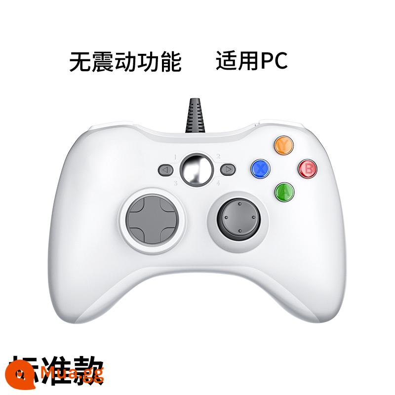 Tay cầm XBOX360 mới tay cầm máy tính MỘT TV không dây USB trò chơi tay cầm PS4 Hơi nước đa năng - Model tiêu chuẩn PC-màu trắng