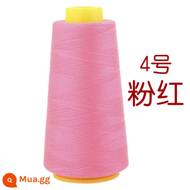 Hộ gia đình polyester fiber thread đường may thủ công đường chỉ may đường chỉ đen đường chỉ trắng bộ kim chỉ cuộn nhỏ đường chỉ may 402 đường chỉ may tay màu đỏ - Hồng (2000 mét/cuộn)