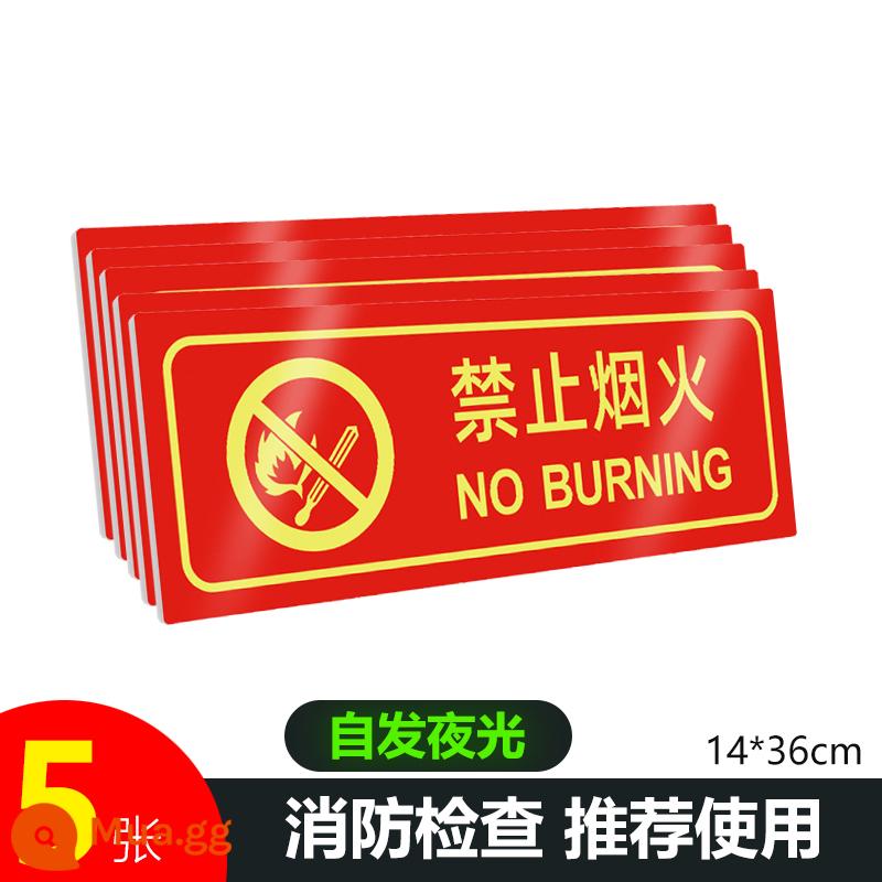 Đèn ngủ thoát hiểm an toàn ký hiệu kênh lửa thoát hiểm sơ tán dán tường cẩn thận bước sàn miếng dán ký hiệu - Không có nhãn dán tường pháo hoa[5 ảnh]