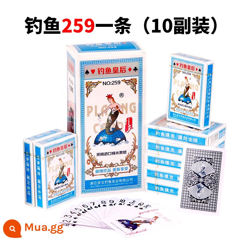 Xì phé câu cá đích thực 10 gói 8068 giải trí tại nhà cờ vua và phòng chơi bài xì phé đánh bài chủ nhà đánh trứng - Nữ Hoàng Câu Cá 259 (10 đôi)