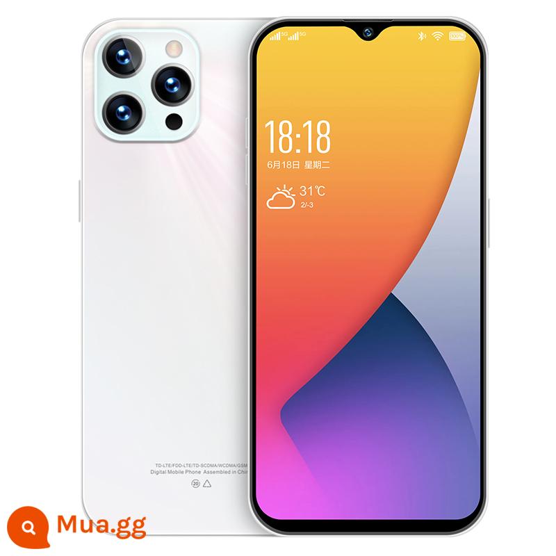 2023 Hàng mới 2000 Mười Doanh số Chính hãng Điện thoại thông minh chơi game Octa-Core 256G chơi game Android 5G Full Netcom Giá sinh viên 1.000 Yuan Điện thoại dự phòng màn hình lớn 100 Yuan Three Điện thoại thông minh chống lão hóa - màu trắng bạc