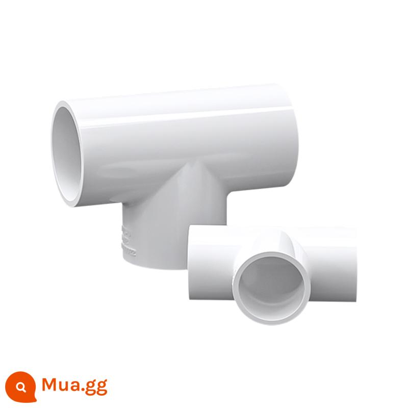 Khớp nối 4 điểm ống nước nhựa PVC giao diện UPVC ống nước phụ kiện đường ống 6 điểm 1 inch 20 25mm32 - Trắng [gói 5]