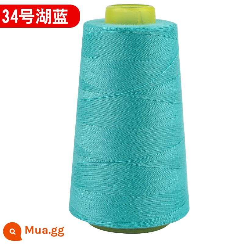 Hộ gia đình polyester fiber thread đường may thủ công đường chỉ may đường chỉ đen đường chỉ trắng bộ kim chỉ cuộn nhỏ đường chỉ may 402 đường chỉ may tay màu đỏ - Hồ Xanh (2000 mét/cuộn)