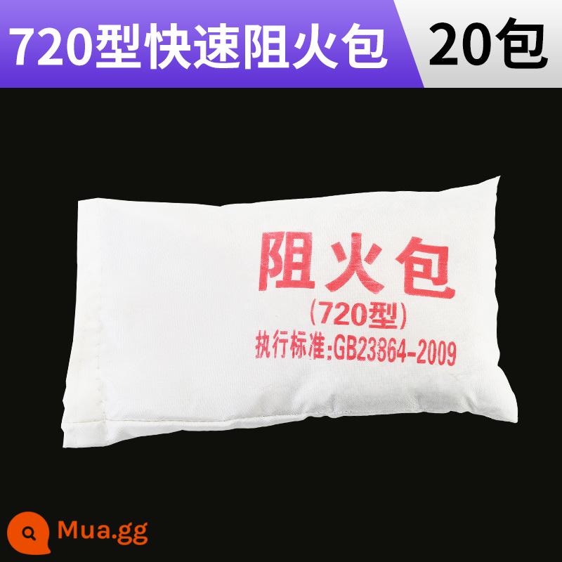 Túi chống cháy túi chống cháy loại 250 loại 400 loại 720 khối nở chống cháy cáp chống cháy gối chống cháy túi chống cháy - Gói chống cháy loại 720-20 gói