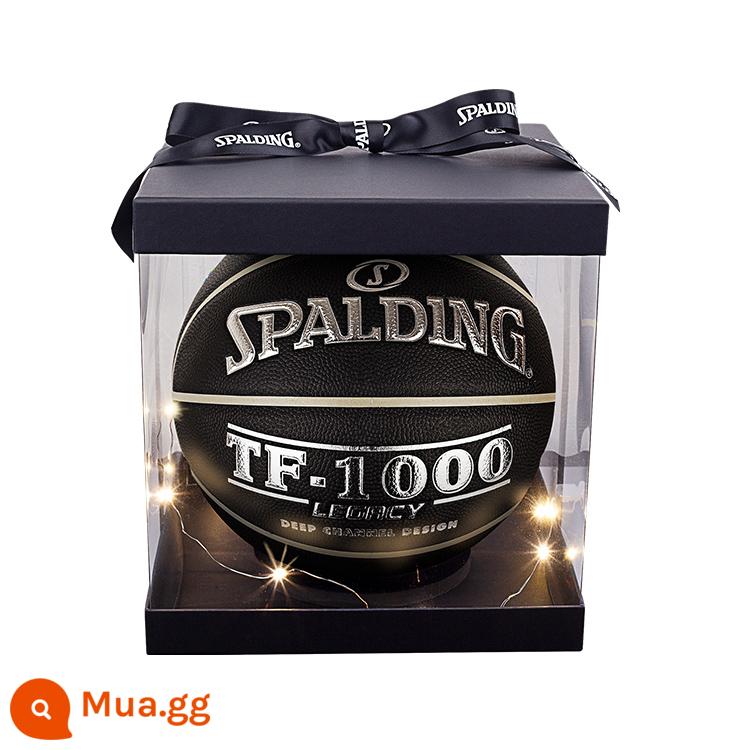 Spalding chính hãng TF-1000Y quà tặng trong nhà và ngoài trời cho bé trai món quà bóng rổ 74-520Y - Hộp quà 74-520Y vận chuyển không cần lắp ráp