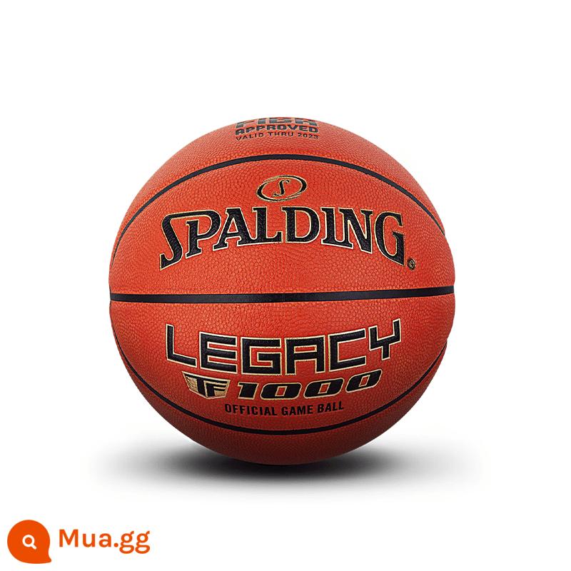 Spalding Official Flagship Store TF-1000 Series huyền thoại Bóng rổ trong nhà sợi nhỏ được chứng nhận FIBA cấp phù hợp - 76-963Y6