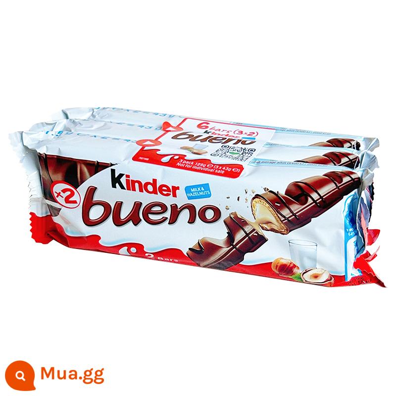 Nhập khẩu từ Ý và Đức Bánh quy Ferrero Sandwich Nutella Hazelnut Nutella Socola Love Biscuits 304g - Kinder đầy màu sắc 3 gói*1