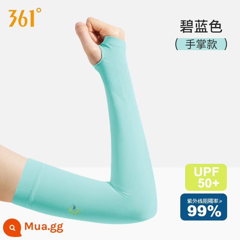 Băng 361 Tay Áo Chống Nắng Nam Tay Mùa Hè Ngoài Trời Đi Xe Đạp Chống Tia UV Câu Cá Armguard Găng Tay Che Nắng Nữ - Một đôi phong cách cọ ngọc lam