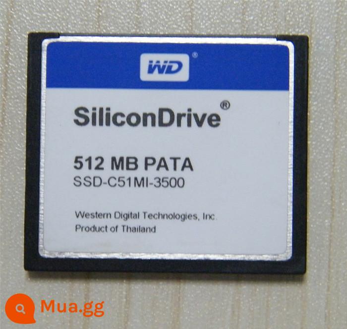 WD Silicon Drive CF 512M PATA Thẻ CF công nghiệp 512MB SSD-C51M-3500 - WD CF 512 MB