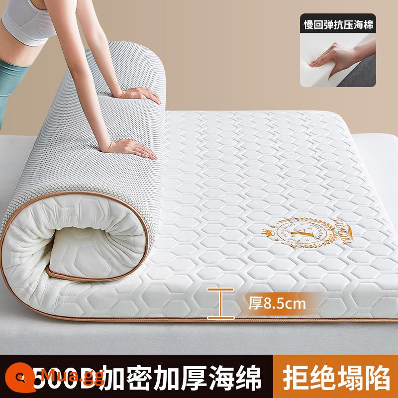 Nệm đậu nành loại A ký túc xá sinh viên chuyên dụng tatami đơn đệm mềm cho thuê nhà nệm thảm ngủ sàn - 1Mẫu hàng đầu★Bọt nhớ không gian không áp suất★A+ màu trắng-khoảng 8,5CM [Mủ cao su tự nhiên loại A, kháng khuẩn và chống mạt bụi]