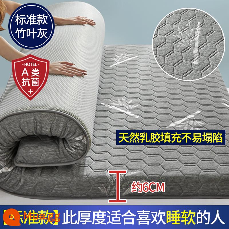 Nệm cao su đệm nhà dày ký túc xá sinh viên đơn chiếu tatami thảm xốp cho thuê chăn đặc biệt - Tro lá tre kháng khuẩn loại A 6cm