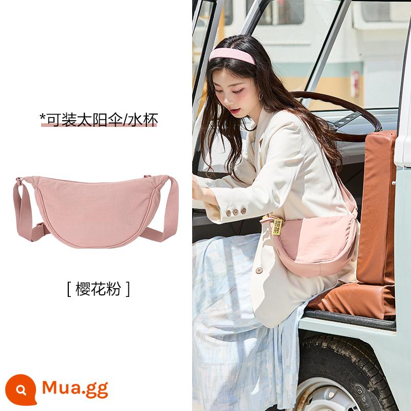 Túi Semir Túi nữ Túi đeo vai nylon Túi thông thường đa năng Túi thể thao sát nách Túi vải Túi bánh bao cho nữ - quả anh đào