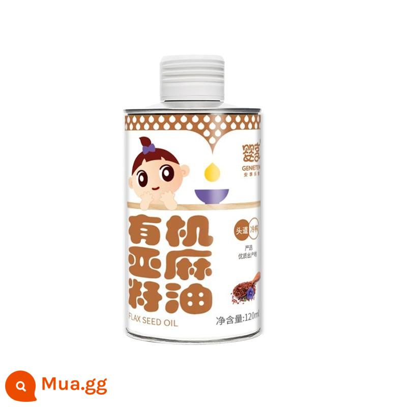 Bé thích thú ăn dầu bơ trẻ em chai nhỏ dầu chiên nóng dầu ăn - Dầu hạt lanh 120ml