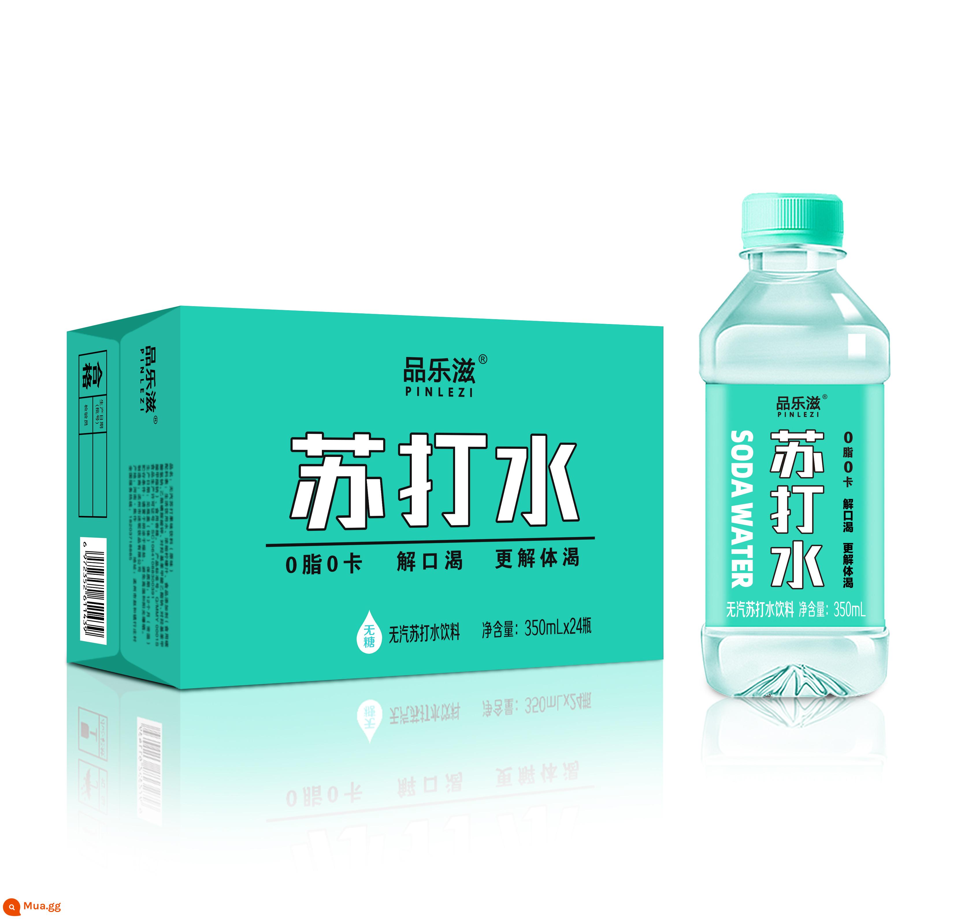 Nước soda nguyên thùng 24 chai * 350ml tính kiềm yếu 0 béo 0 cal không sinh hơi acid uric cao nước uống cho bà bầu - 24 chai*350ml