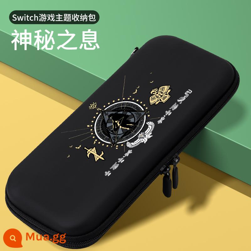 Túi đựng Nintendo switch tay áo bảo vệ switcholed hộp băng ns màn hình oled vỏ cứng lite vỏ hộp xách tay siwch handle bag trọn bộ hộp đựng thẻ switchlite dung lượng lớn - Chuyển đổi mẫu chủ đề [Mysterious Breath Black] đi kèm mũ vuốt mèo + phim