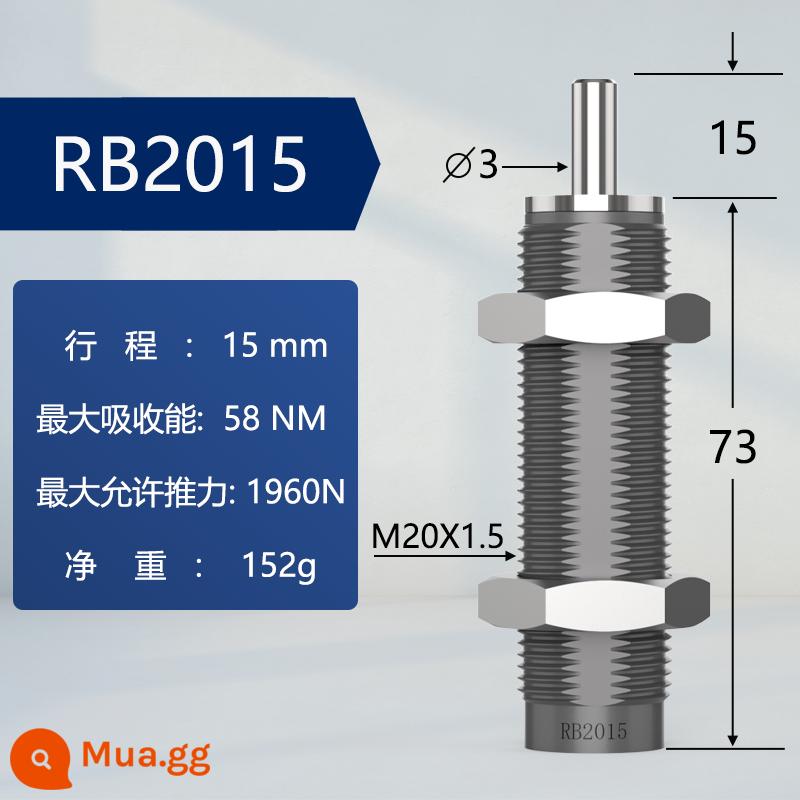 Đệm thủy lực RB RBC 2725/2015/1412/1411/1007/0806/0805/0604 - RB2015