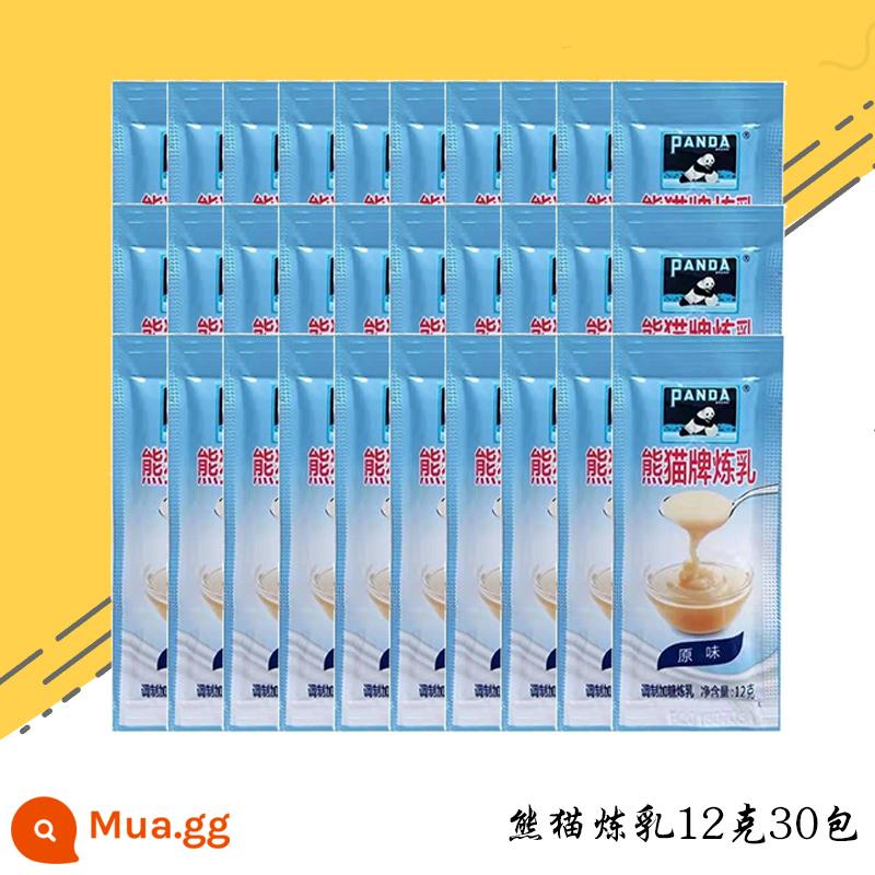 Bột cỏ tiên bị cháy Pi Xiaojian 100g thạch đen và trắng bột ăn được hộ gia đình tự làm cỏ thần tiên cửa hàng trà sữa đông lạnh đặc biệt - Nguyên liệu làm Shao Xiancao: sữa đặc 12g*10 gói