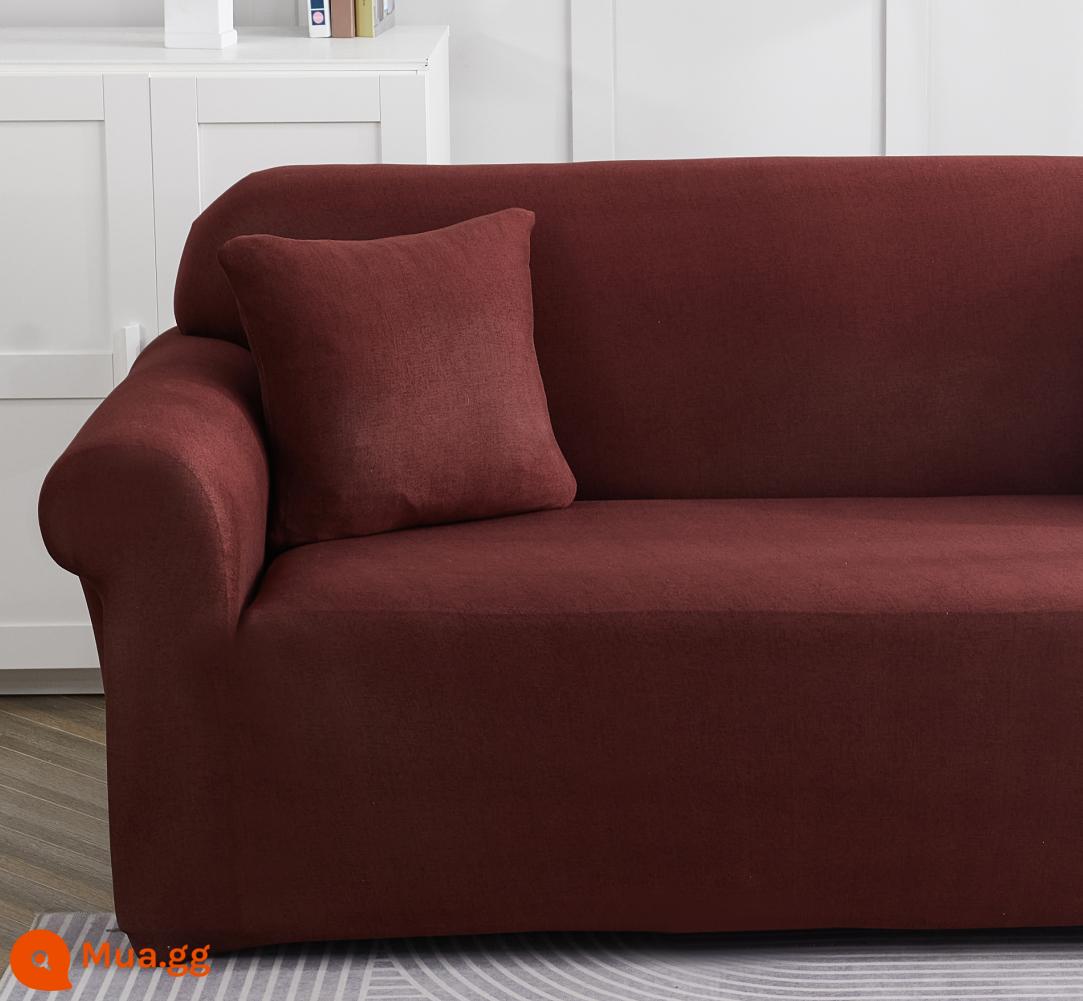 Co Giãn Đa Năng Ghế Sofa Bao Gồm Tất Cả Đa Năng Hiện Đại Tích Hợp 3 Người Khăn Bốn Mùa Bọc Vải Đệm Sofa Da - Vải lanh Vải lanh FB