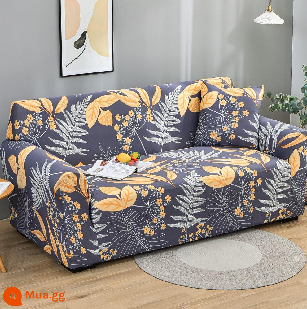 Ghế sofa đàn hồi bốn mùa bao gồm tất cả bao gồm phổ quát miếng lót khăn một kiểu cũ của Mỹ phong cách bohemian retro bọc vải - Ý nghĩa ánh sáng màu