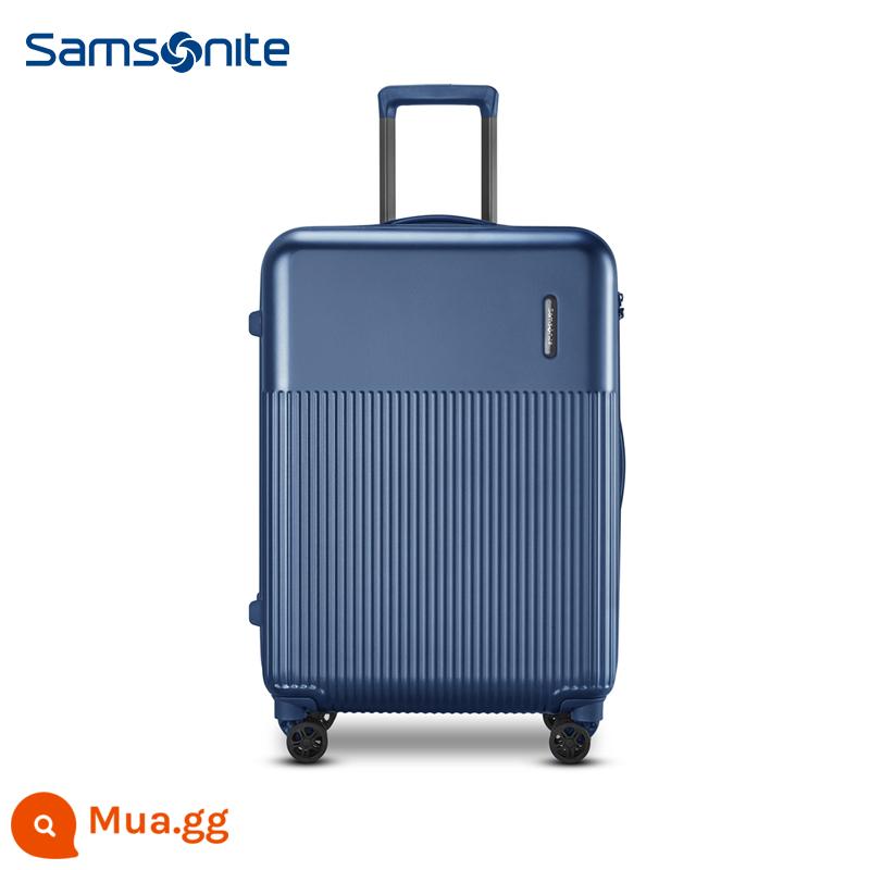 Samsonite/Samsonite cửa hàng hàng đầu chính thức cùng phong cách xe đẩy trường hợp 20 inch lên máy bay vali vali DK7 - 31*xám xanh