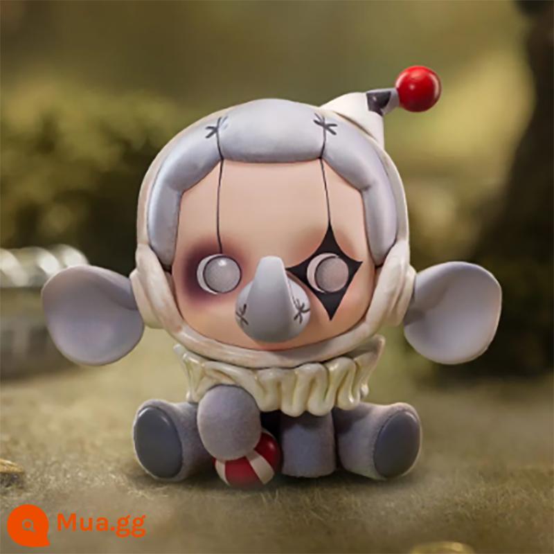 POPMART Bubble Mart SKULPANDA giấc mơ ăn động vật mù hộp sp7 thế hệ mô hình xu hướng món quà trang trí - Chú voi con mệt mỏi