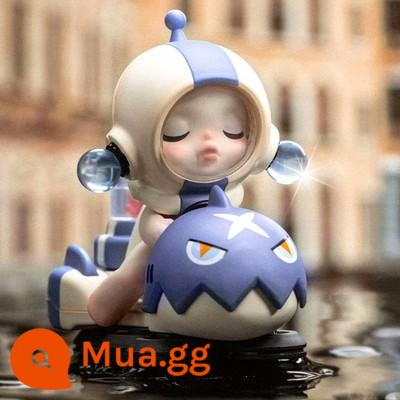 SKULLPANDA Sáng mai Peak Series Model Chuỗi treo Blind Box POPMART Bubble Mart Quà tặng hợp thời trang - lối tắt biển sâu