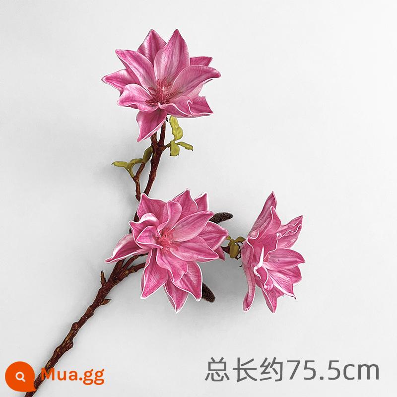 Xinyou 2024 Năm Mới Sản Phẩm Mới Mô Phỏng Đôi Lily Bó Hoa Giả Hoa Handmade Nghệ Thuật Tặng Đồ Trang Trí - Hoa huệ đôi, đơn, tổng chiều dài khoảng 75,5cm