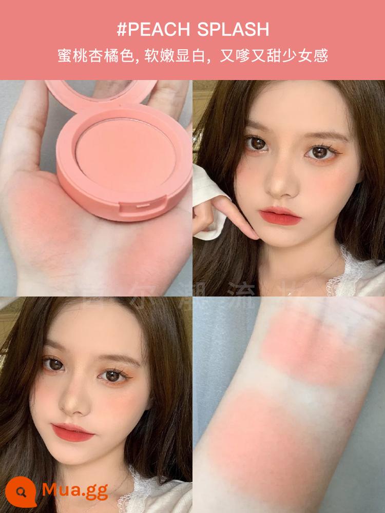 Phấn má hồng đơn sắc 3ce rosebeige đào cam nudepeach sương mù mềm mờ thành phố tự nhiên hoa cà - #PEACH SPLASH[màu đào] có sẵn/cọ má hồng miễn phí