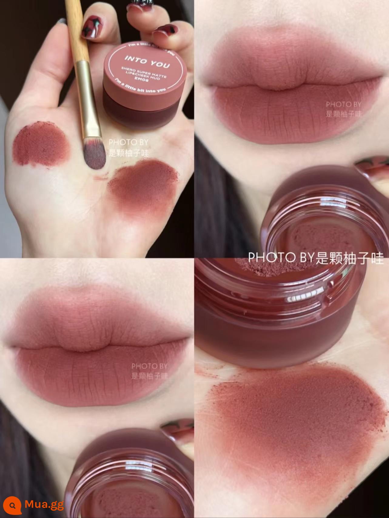 intoyou lip mud hero son men EM525 bùn làm trắng môi 05 light son môi nữ 08 bùn men into you19 - Xanh ngọc đóng hộp em08