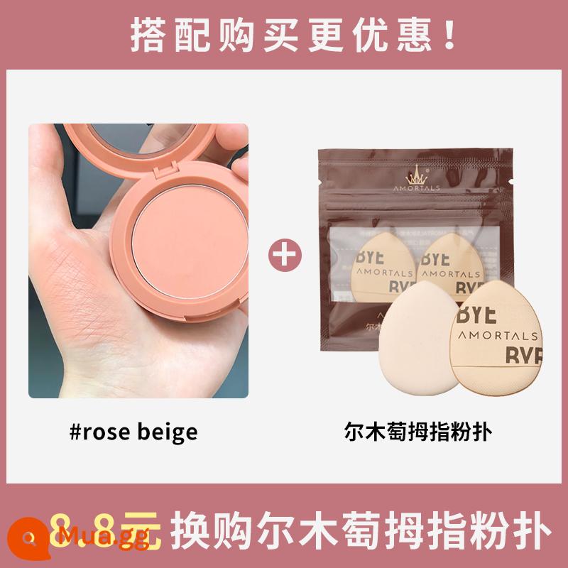 Phấn má hồng đơn sắc 3ce rosebeige đào cam nudepeach sương mù mềm mờ thành phố tự nhiên hoa cà - Bông phấn ngón tay ROSEBEIGE+ Ermutao còn hàng/cọ má hồng miễn phí