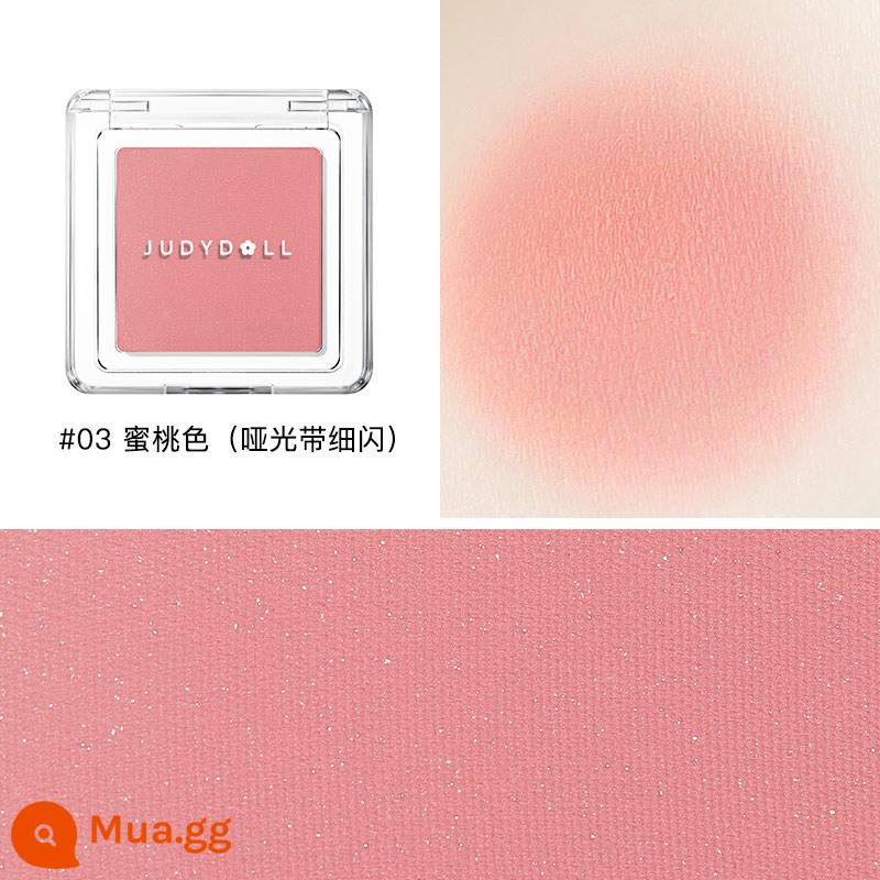 [Giảm 15% cho 2 sản phẩm] Phấn má hồng Judydoll màu cam kem má hồng kem highlight tạo khối đường viền màu tím tím - 03 màu đào