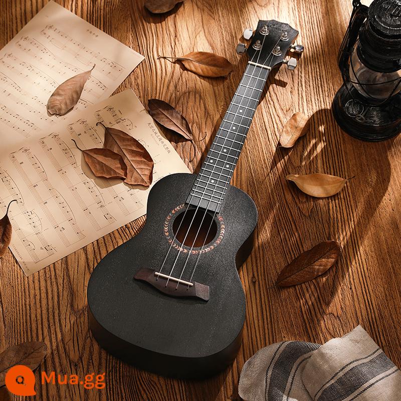 Akeshi eukery bắt đầu bắt đầu thiết bị nữ thiết bị eukry cửa hàng guitar nhỏ thực hiện giá trị cao - [Ván ép] Đen 23 inch + gói quà + hướng dẫn