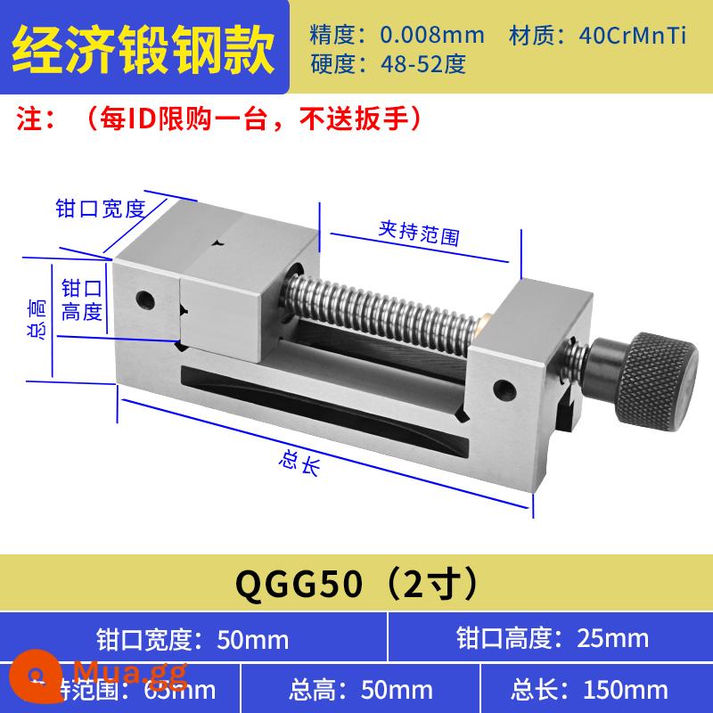 Máy mài kìm miệng phẳng độ chính xác cao QGG với kẹp nhỏ lô kềm kẹp thước đo góc độ chính xác 23456 inch - [Thép rèn 2 inch] Chỉ mua một chiếc, không bao gồm cờ lê