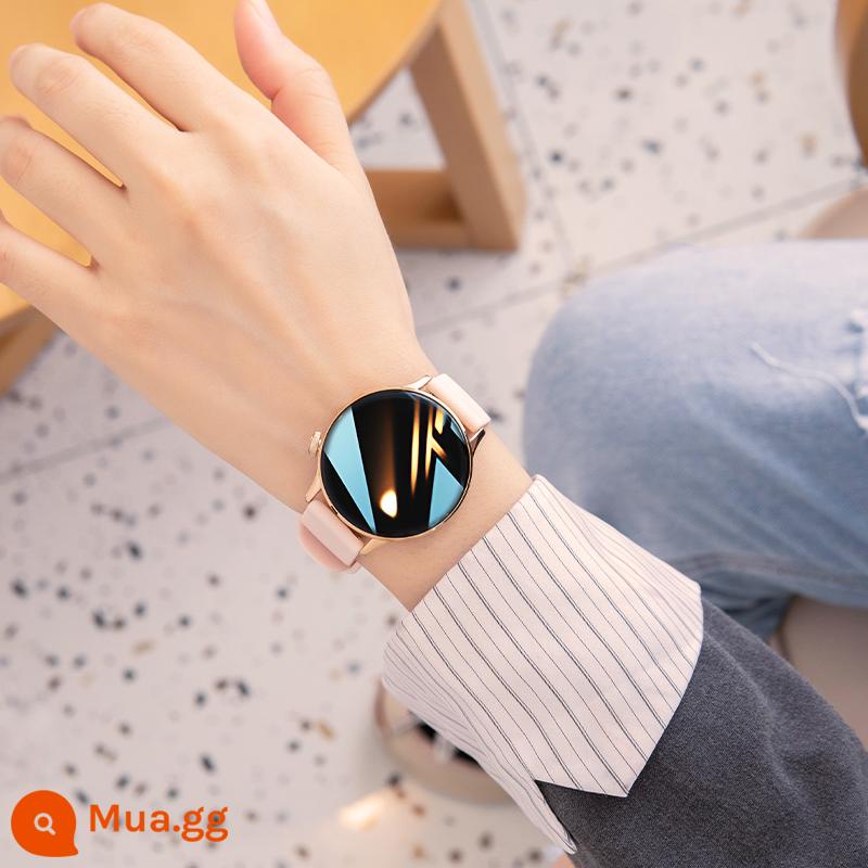 Thông minh Watch Women 2022 Bluetooth Điện thoại thanh toán W Cặp đôi thể thao phù hợp với Vivo Apple Mobile Phone - Phiên bản nâng cấp X1 của băng hồng [Kiểm soát truy cập NFC + thanh toán ngoại tuyến + thực hiện và nhận cuộc gọi]