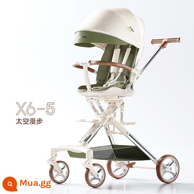 Playkids Proko Cho Bé Hiện Vật Cao Tầm Nhìn Xe Đẩy Cho Bé Ánh Sáng Có Thể Ngồi Và Nằm 2 Chiều Xe Đẩy X6-5 - Tmall ra mắt X6-5 Space Walk [18 nâng cấp cấu hình]