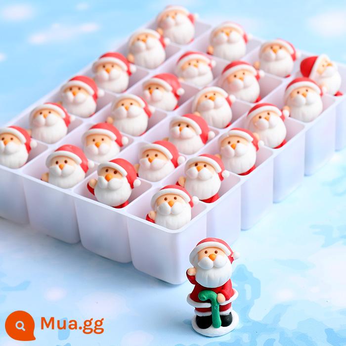 Miễn phí vận chuyển trang trí bánh Giáng Sinh Fondant cây Giáng Sinh Ông Già Noel Kẹo Người Kẹo Búp Bê trang trí bánh - 23 mẫu nạng đứng cho người già 1 hộp/24 chiếc