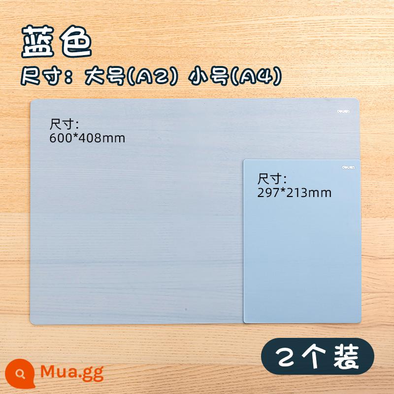 Bảng đệm mạnh mẽ dành cho học sinh lớn viết A2/A3/A4 kỳ thi tuyển sinh sau đại học bảng vẽ tranh thủ công cho trẻ em kỳ thi tuyển sinh sau đại học miếng đệm trong suốt bìa cứng bảng thư mục máy tính để bàn viết bài tập về nhà đặc biệt học sinh trung học cơ sở nhỏ - Gói Hai - Xanh - Lớn/Nhỏ