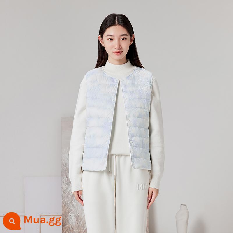 Snowfly Mùa Xuân 2023 Mới Cơ Bản Thoải Mái Nữ Mỏng Ngắn Ấm Bên Trong Xuống Nhỏ Áo Khoác Vest - Wada Gyokuran|9T29