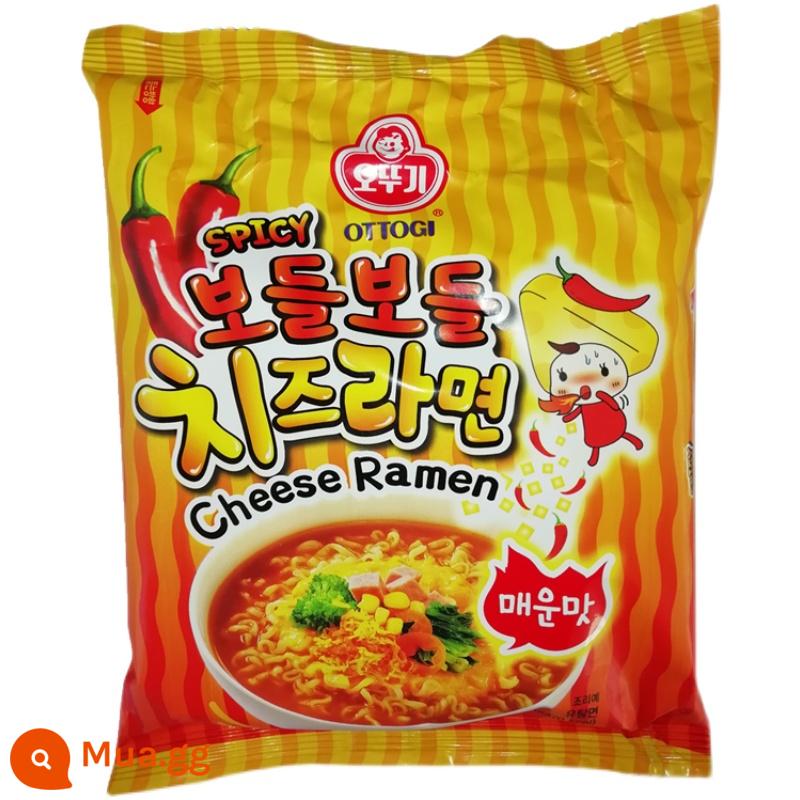 Miễn phí vận chuyển cho đơn hàng trên 5 túi nhập khẩu từ Hàn Quốc, phô mai roly-poly, kim chi, ramen ô long hải sản, mì gói sốt chiên - Mì ramen phô mai (rất cay)