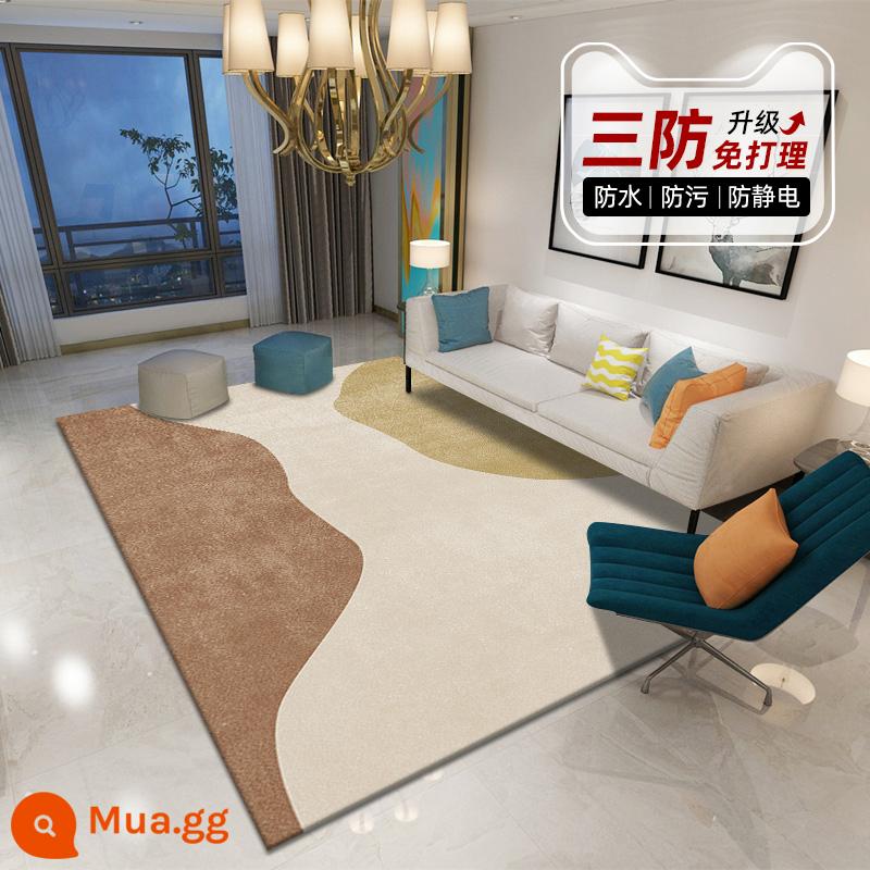 Bắc Âu Phòng Khách Thảm Bàn Trà Chăn Phòng Ngủ Sàn Nhà Giặt Sofa Đầu Giường Ánh Sáng Cao Cấp Phòng Sang Trọng thảm Cách Âm - Số đơn giản 6756